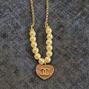 Gorgeous Ombre Heart Iconic Logo Necklace